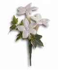 Teleflora White Gloves Boutonniere