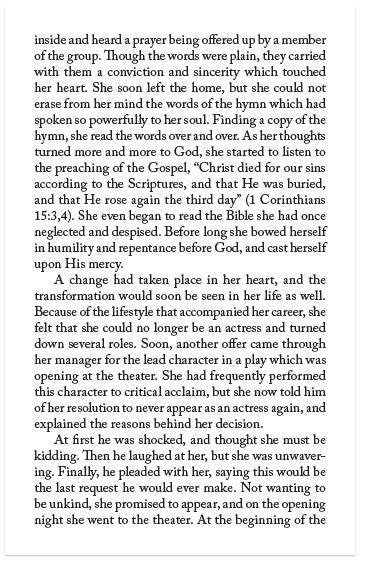 The Actress (NKJV)