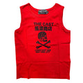 THE CAST NYC SKULL & CROSSBONES (Women's Baby Tank - RED)