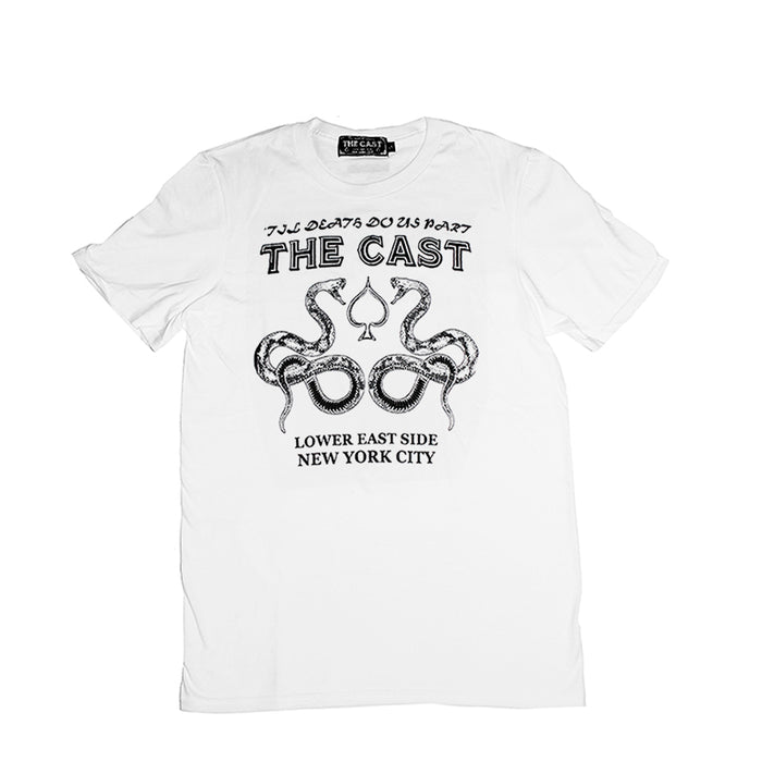 THE CAST NYC TIL DEATH DO US PART TEE - White