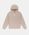 The Cotton Fleece Abstract Thinker Hoodie - Unisex, Stone