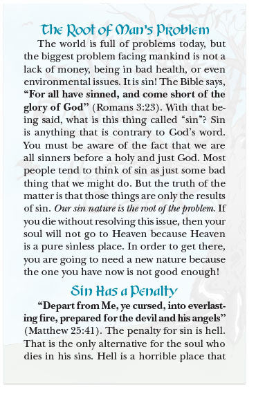 The Root of Man's Problem (KJV)