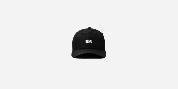 The Unsponsored Project Nylon Dad Hat, Black