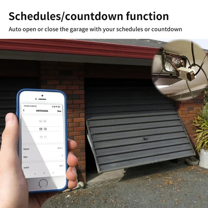 Smart garage door opener.