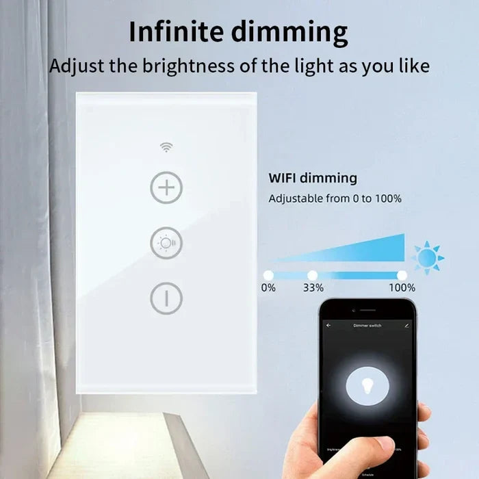 Smart light dimmer switch.