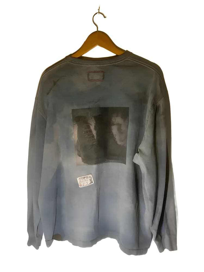 American Worker T-shirt on an Upcycled Carhartt by h.m. Peavy - Re - psychles Vintage Shop & Art Gallery