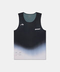 Vento™ Performance Singlet - Black with Chalk Gradient