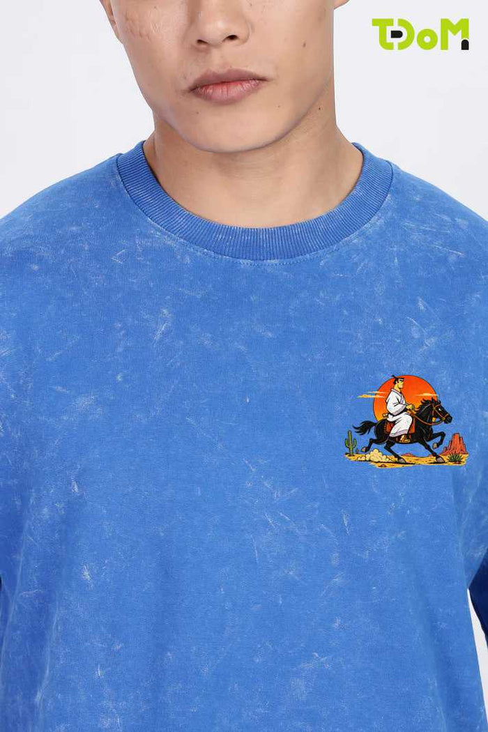 Wanderlust Acid Wash Tee