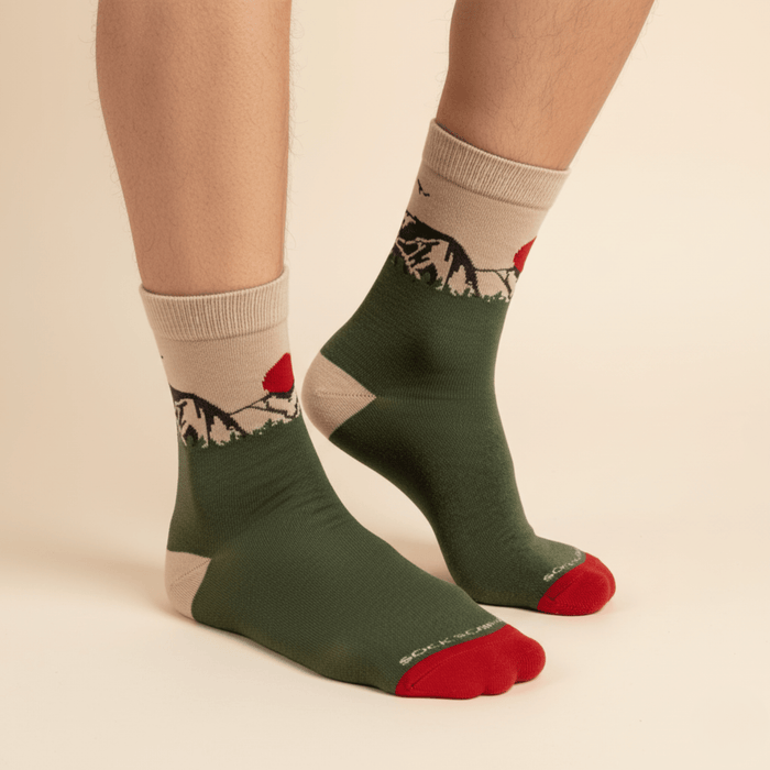 Lightweight sweat-wicking Mountain socks for comfort
-Wandersocks Socks- Mountain-
