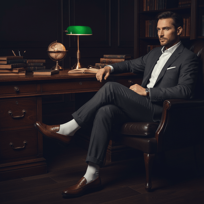 -White & Black Edge Bamboo- Elegance essentials-