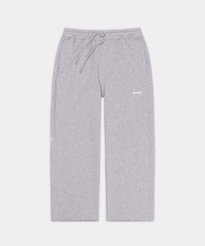 Wide Leg Chiller Sweatpant - Heather Grey