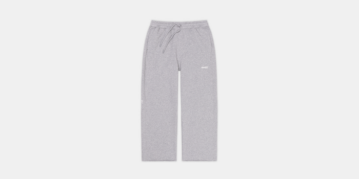 Wide Leg Chiller Sweatpant - Heather Grey