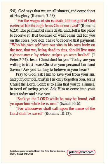 Will You Miss Heaven By 18 Inches? (KJV)