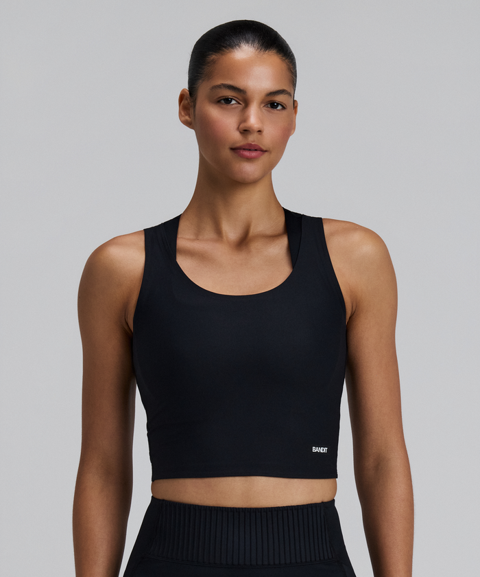 Women's Adapto™ Scoopneck Distance Tank - Black