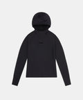 Women's AuraGrid™ Hooded Performance Top - Black