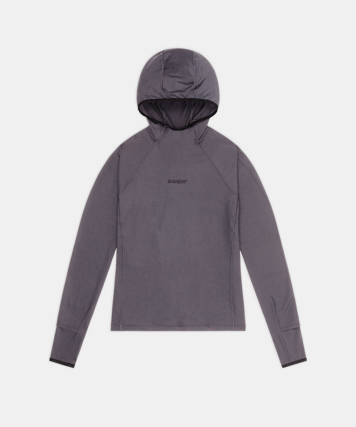 Women's AuraGrid™ Hooded Performance Top - Haze