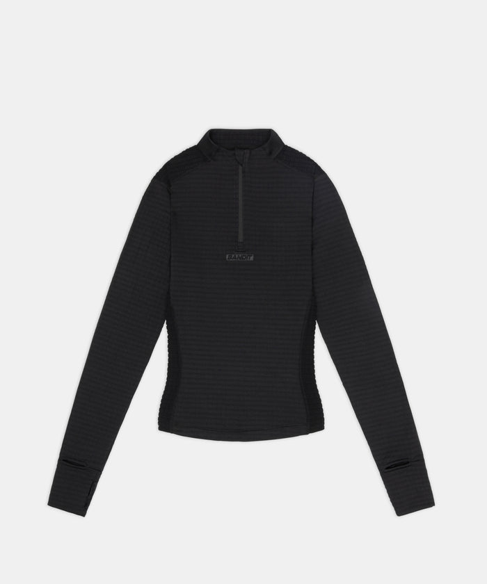 Women's CaldoGrid™ Quarter Zip - Black