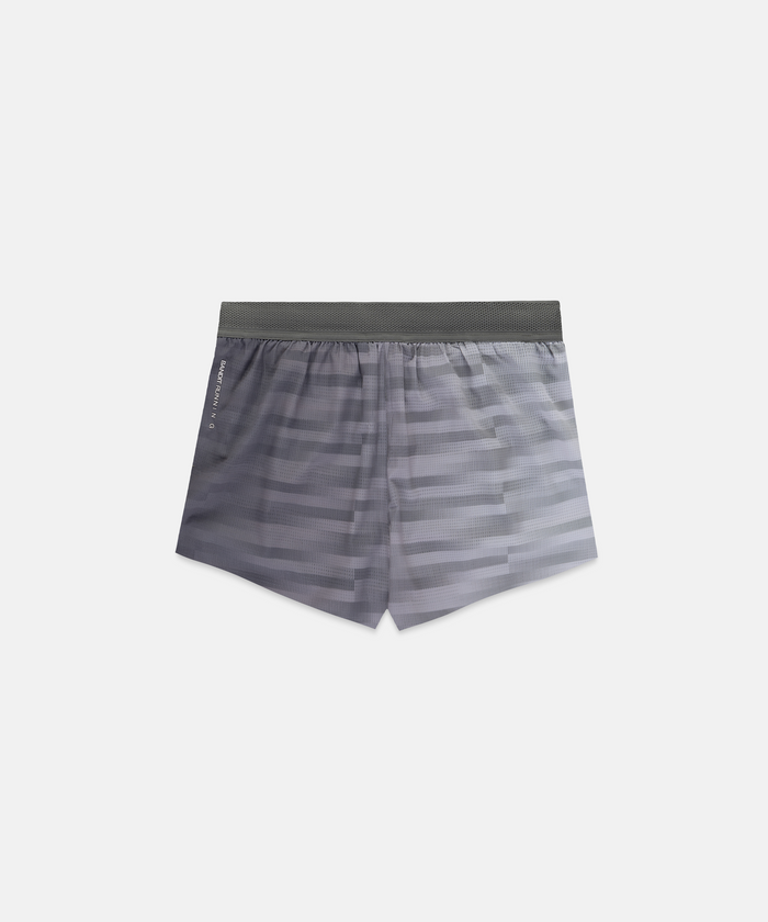 Women's CoolGrid™ 3" Split Shorts - Uneven Gradient - Plaster / Slate
