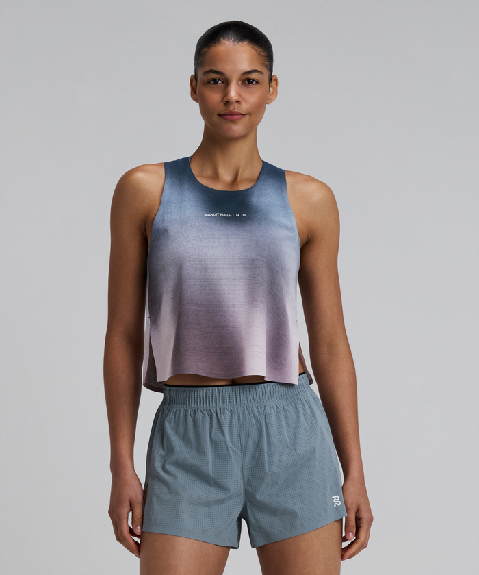 Women's CoolGrid™ Race Singlet - Flow State Aegean Multi