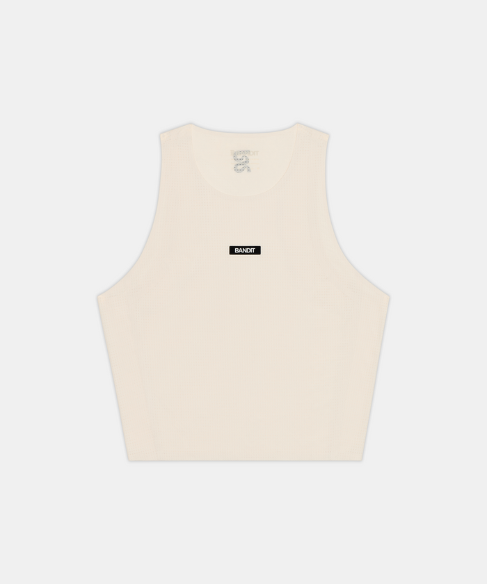 Women's GeoMesh™ Race Singlet - Cream