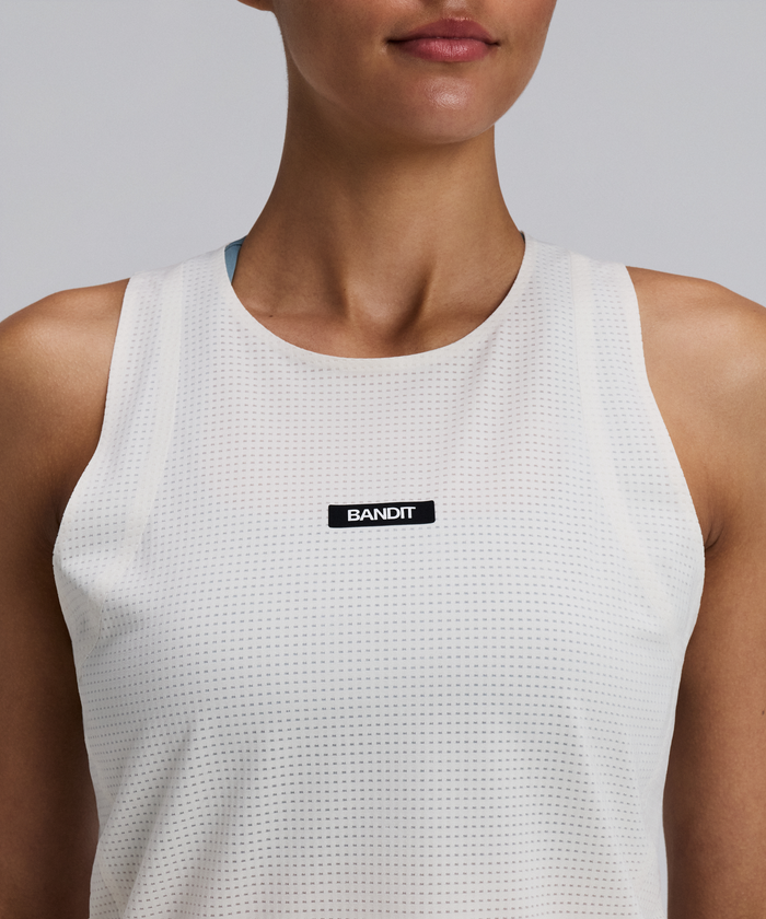 Women's GeoMesh™ Race Singlet - Cream