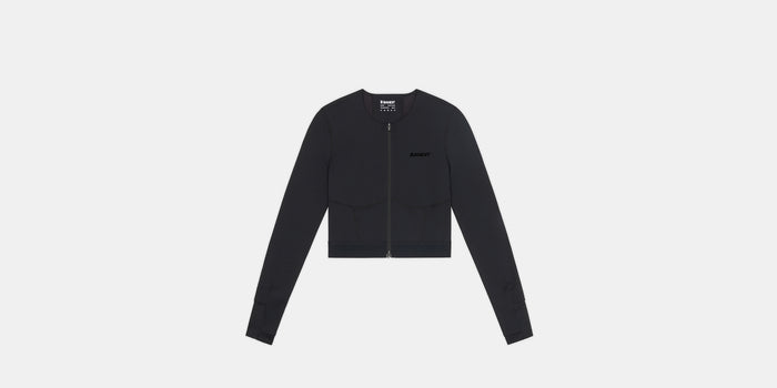 Women’s Long Sleeve Fuyu™ Race Crop - Black