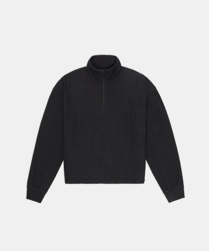 Women's MacroSoft™ Quarter Zip - Black