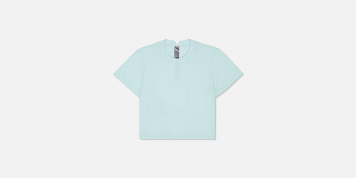 Women's Mercury Seamless™ Crop Tee - Minty Blue