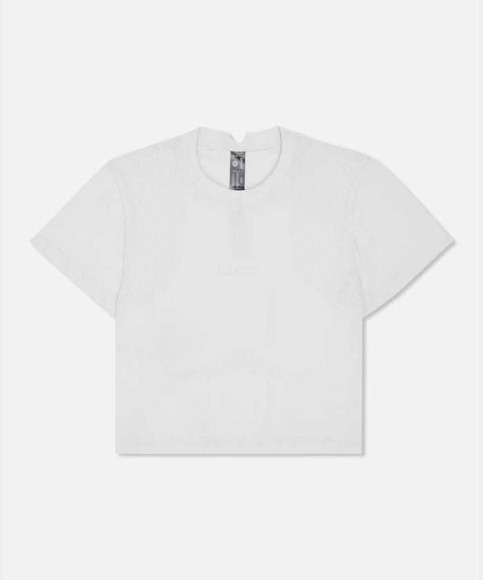 Women's Mercury Seamless™ Crop Tee - White