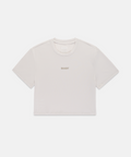 Women's Micromesh™ Cropped Run Tee - Plaster