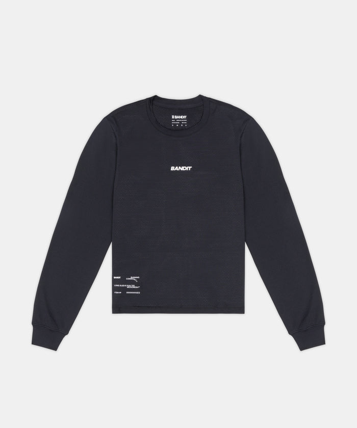 Women's Micromesh™ Long Sleeve Tee - Black