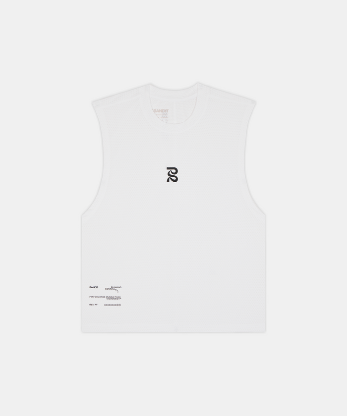 Women's Micromesh™ Run Tank - White