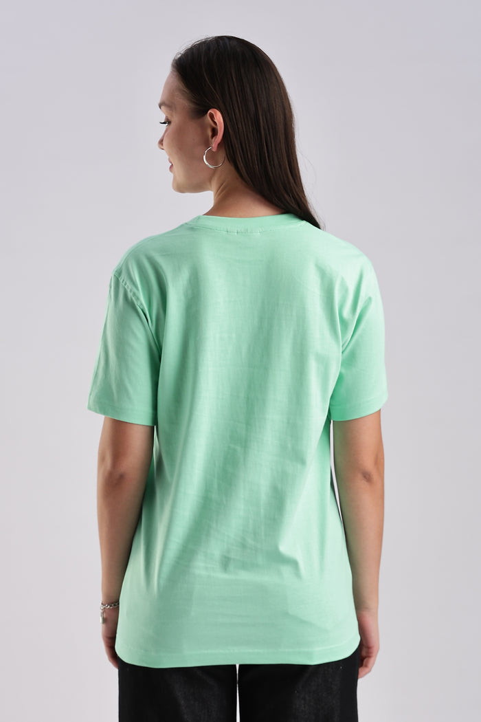 Women's Mint Green Oversized T-Shirt