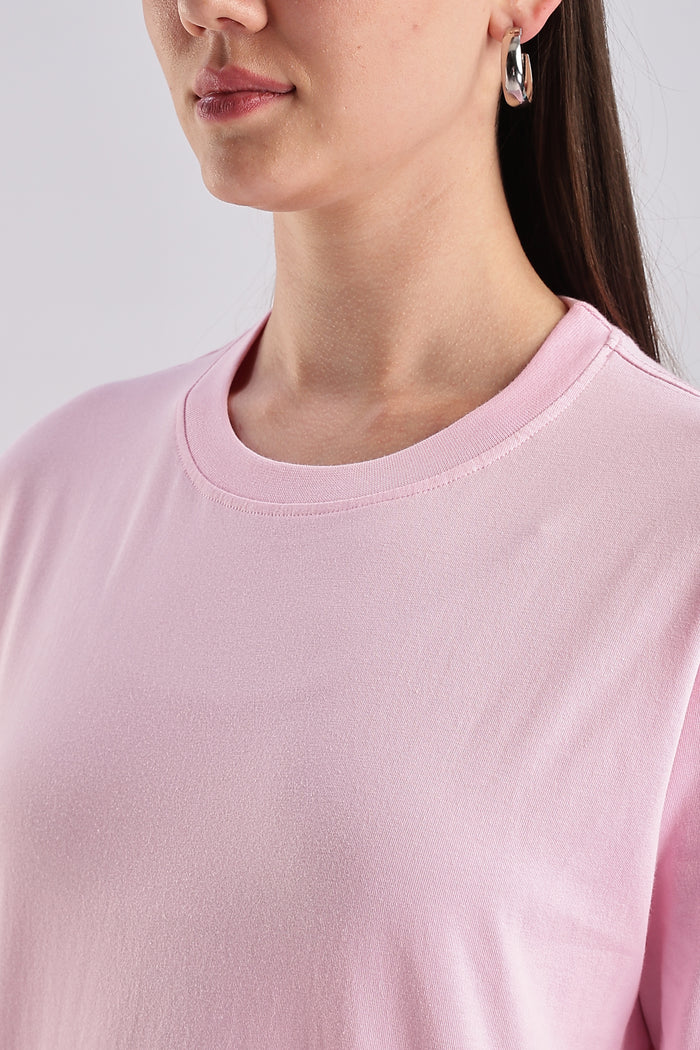 Women's Pastel Pink Lavendar Oversized T-Shirt