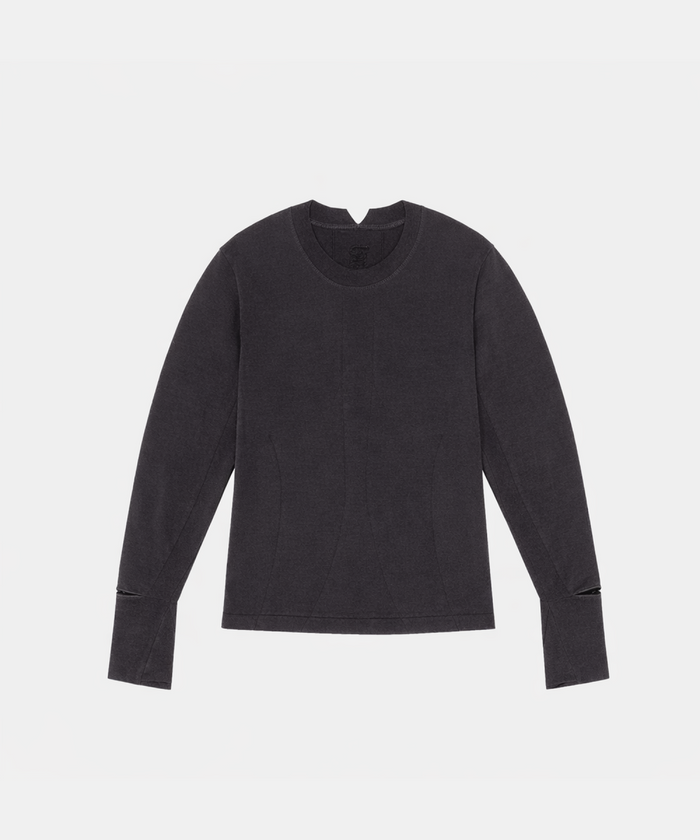 Women's Seamless Wool Blend Long Sleeve - Shadow
