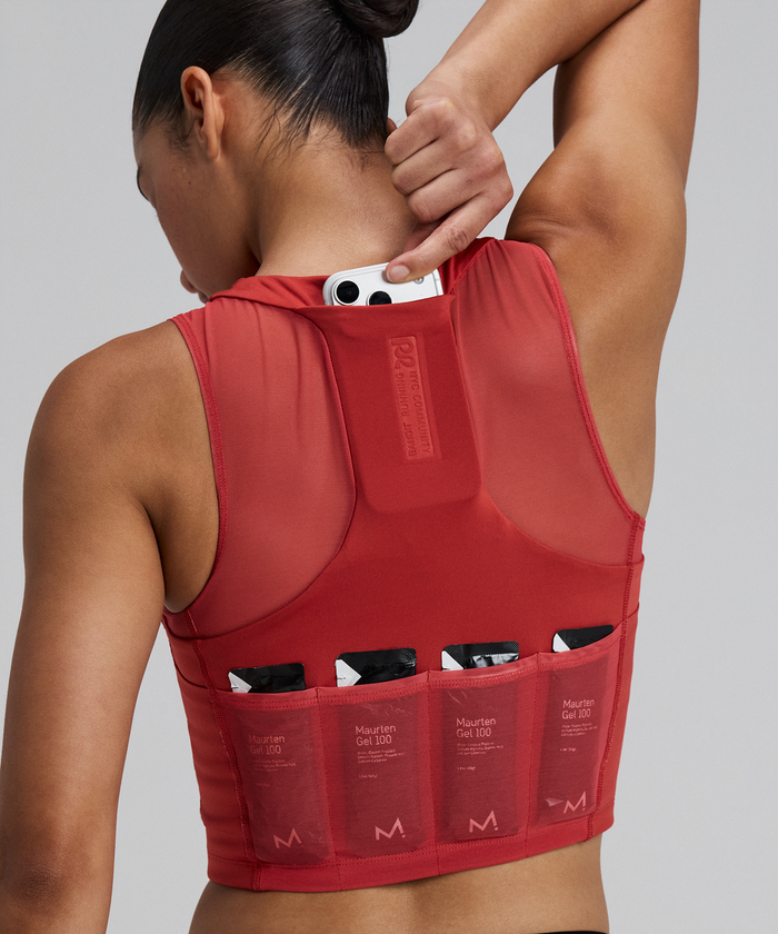 Women's Stamina-V™ Lyra Race Crop - Rusted Apricot