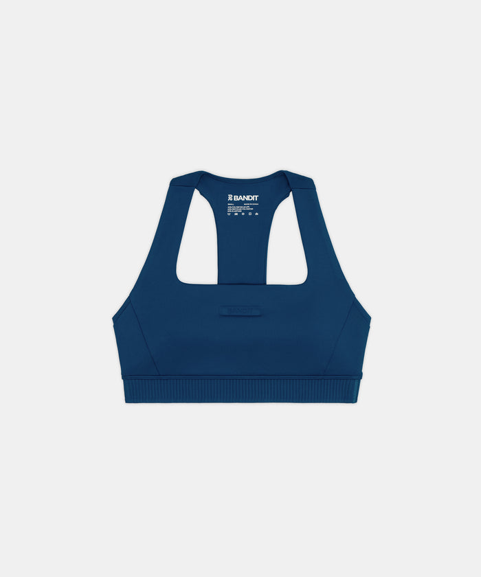 Women's Stamina-V™ Square Neck Run Bra - Ink Blue