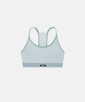 Women's Striped Cadence™ Strappy Run Bra - Mist / Lagoon