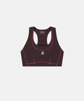 Women's Vanisher™ Pop Stitch™ Arco Run Bra - Espresso