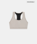Women's Vanisher™ Reverso™ Scoop Neck Run Bra - Black / Plaster