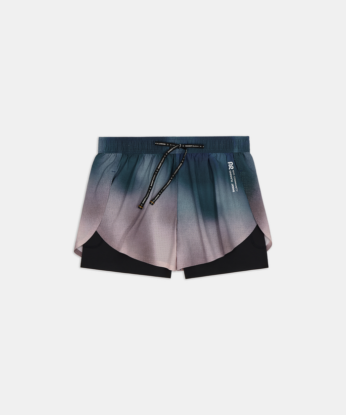 Women's Vento™ 2-in-1 Run Short - Flow State Aegean Multi