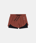 Women's Vento™ 2-in-1 Run Short - Mahogany / Black