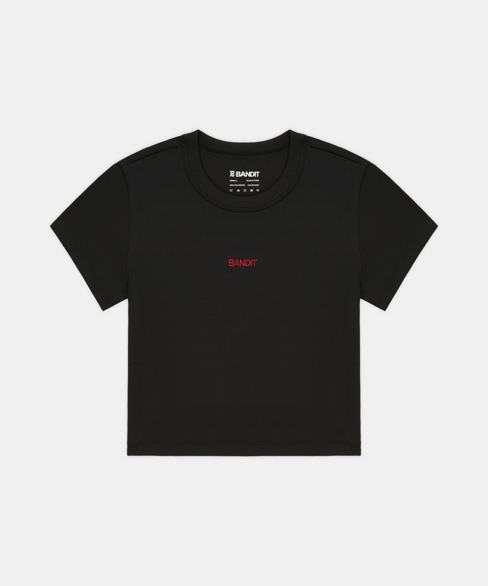 Women's Vituccia™ Cropped Performance Tee - Black