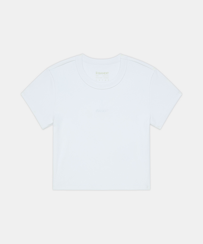 Women's Vituccia™ Cropped Performance Tee - White