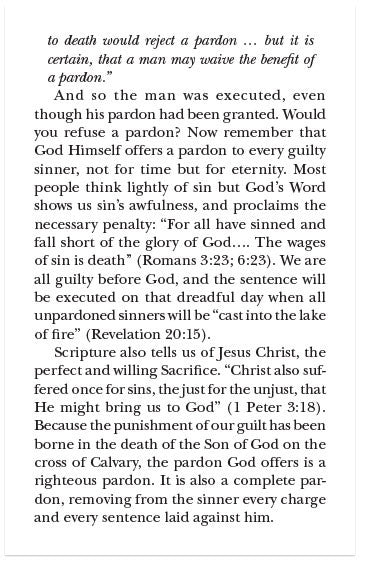 Would You Refuse a Pardon? (NKJV)