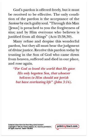 Would You Refuse a Pardon? (NKJV)