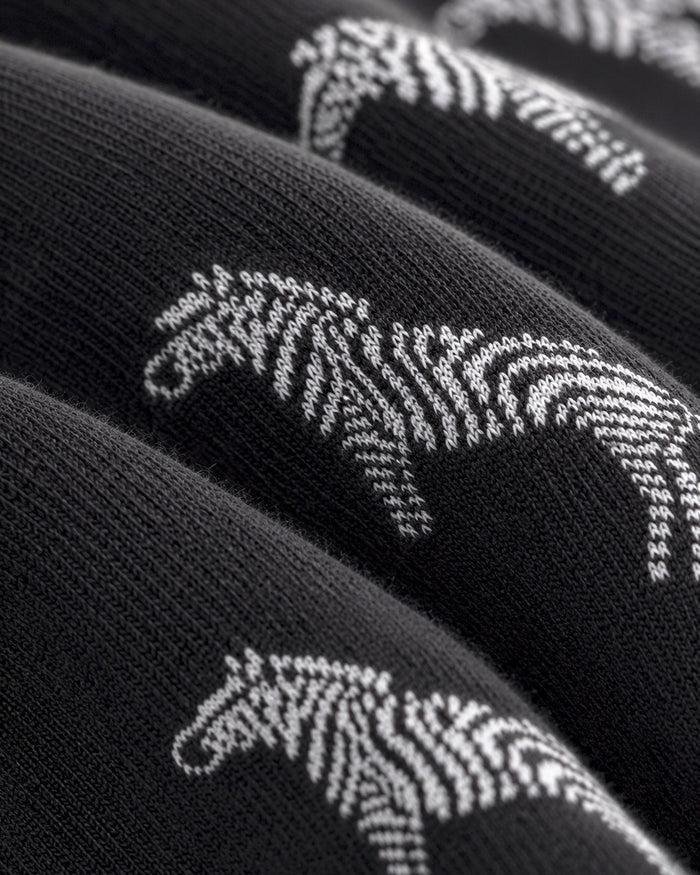 Zebra Socks Ankle Length- Safari Edition