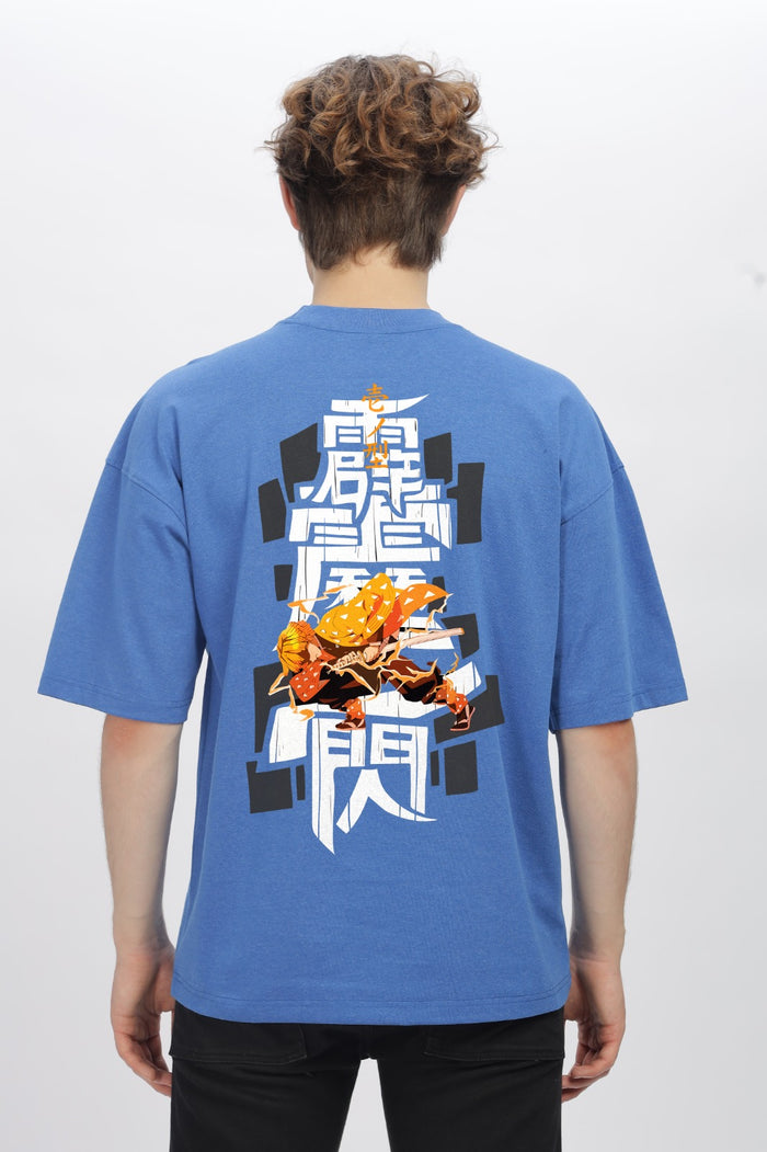 Zenitsu Round Neck Oversized T-Shirt