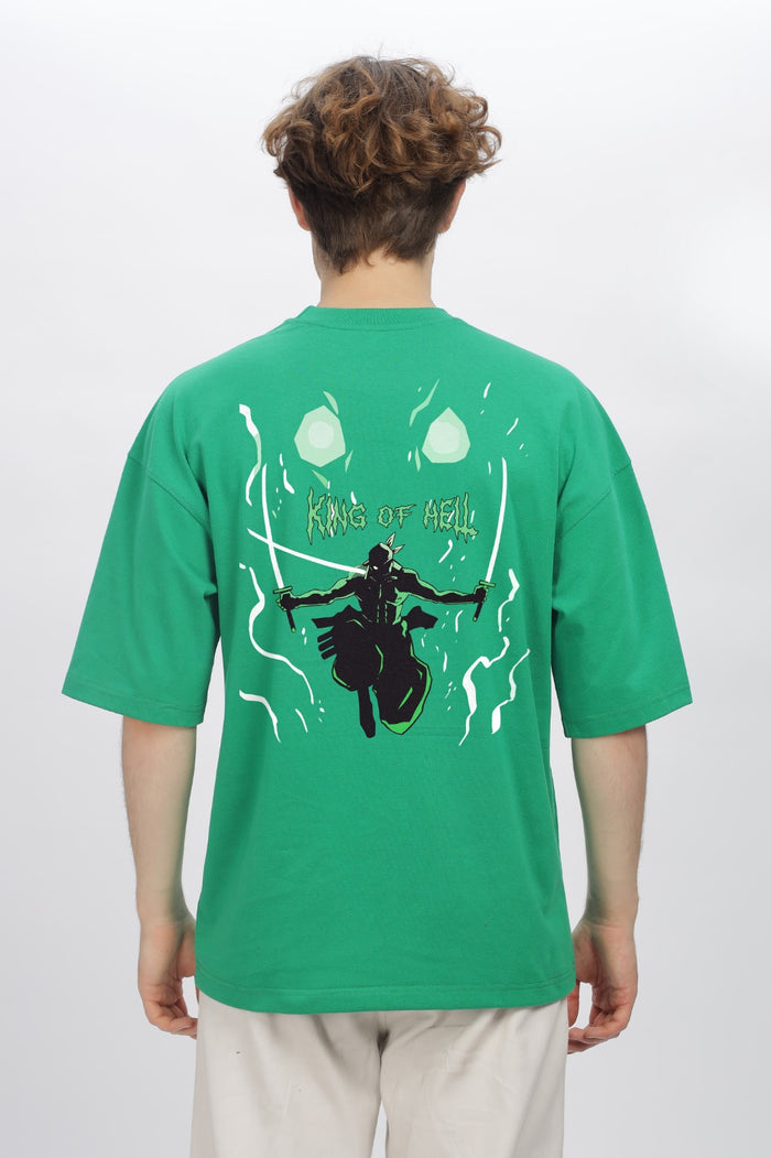 Zoro Round Neck Oversized T-Shirt